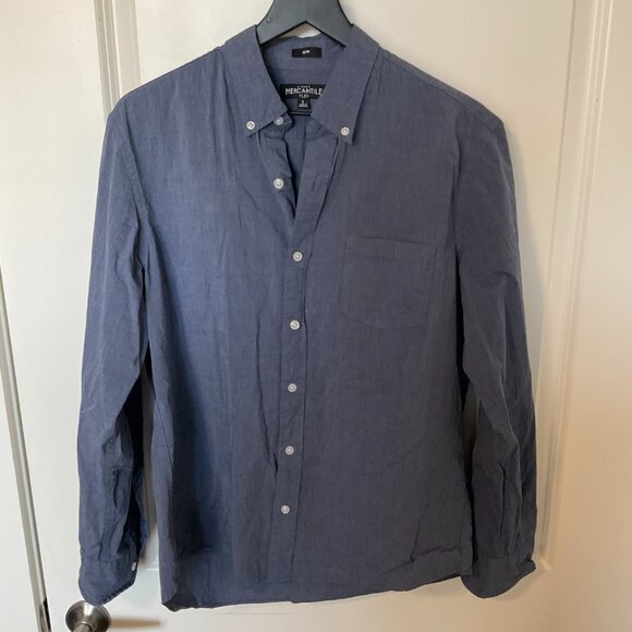 JCrew Slim flex casual shirt in Montclair Navy Size L - Picture 2 of 10
